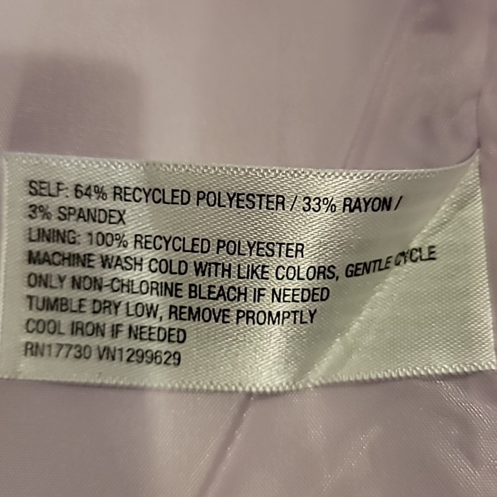 wild fable Single-Button Long Blazer Pastel Lilac Large - Picture 11 of 15